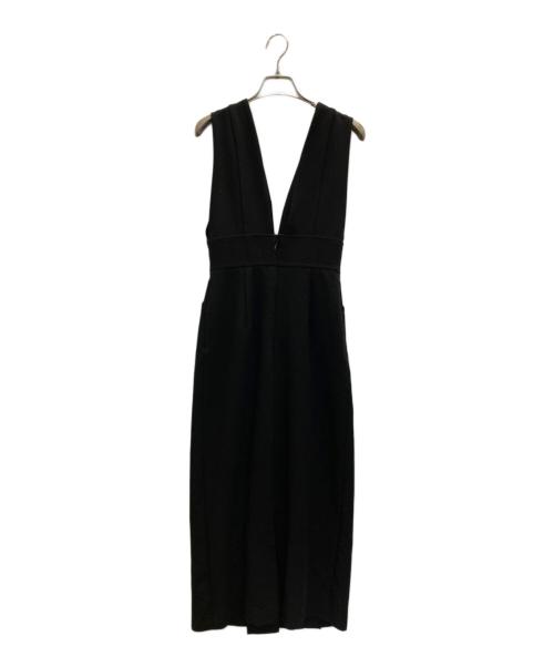 L'Or（ロル）L'Or (ロル) I-line Jumper skirt ブラック サイズ:Sの古着・服飾アイテム