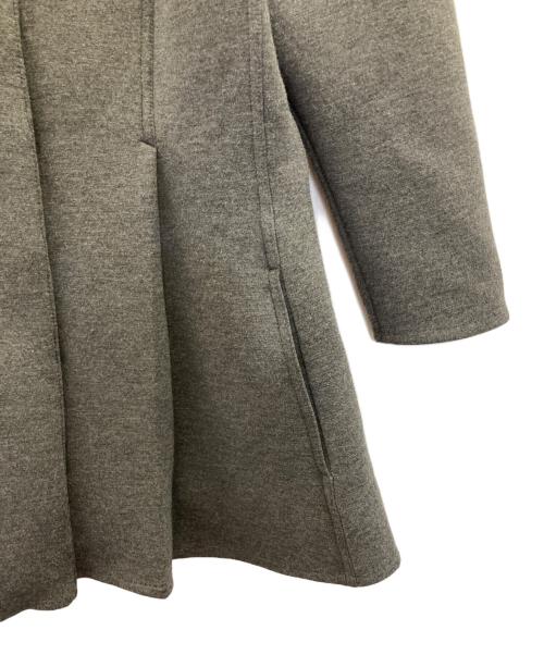 L'AUBE（ローブ）L'AUBE (ローブ) Double Knit Peplum Jacket（ダブルニットペプラムジャケット） グレー サイズ:FREEの古着・服飾アイテム