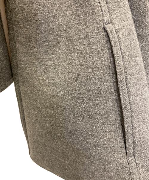 L'AUBE（ローブ）L'AUBE (ローブ) Double Knit Peplum Jacket（ダブルニットペプラムジャケット） グレー サイズ:FREEの古着・服飾アイテム