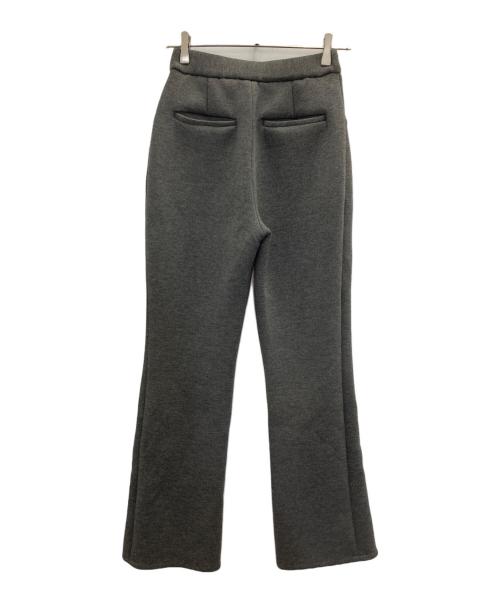 L'AUBE（ローブ）L'AUBE (ローブ) Double Knit Center Slit Pants/ダブル ニット センター スリット パンツ グレー サイズ:Sの古着・服飾アイテム