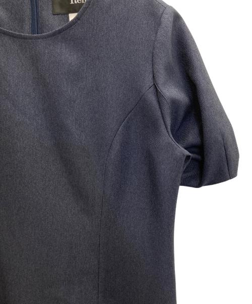 Rene（ルネ）Rene (ルネ) デニムライクパールワンピース ネイビー サイズ:36の古着・服飾アイテム