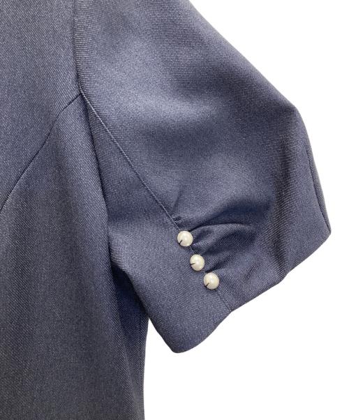 Rene（ルネ）Rene (ルネ) デニムライクパールワンピース ネイビー サイズ:36の古着・服飾アイテム
