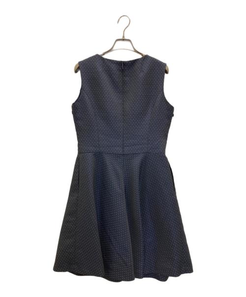 Rene（ルネ）Rene (ルネ) ドットワンピース ネイビー サイズ:38の古着・服飾アイテム