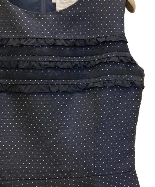 Rene（ルネ）Rene (ルネ) ドットワンピース ネイビー サイズ:38の古着・服飾アイテム