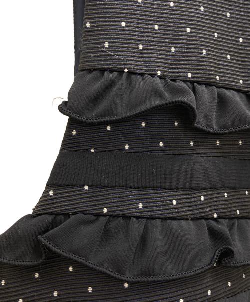 Rene（ルネ）Rene (ルネ) ドットワンピース ネイビー サイズ:38の古着・服飾アイテム