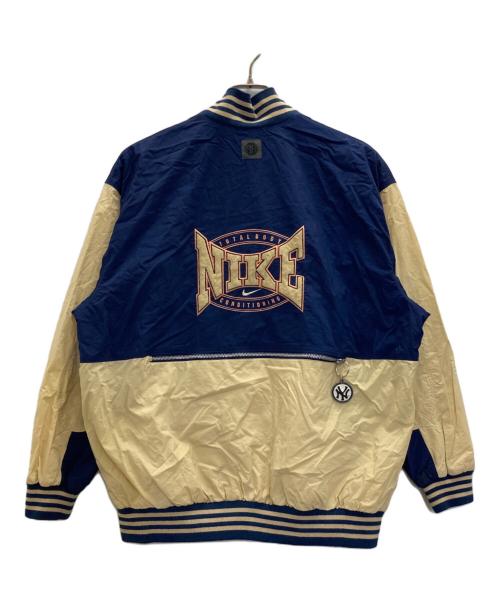 NIKE（ナイキ）NIKE (ナイキ) バックロゴバーシティジャケット ブルー サイズ:Ｌの古着・服飾アイテム