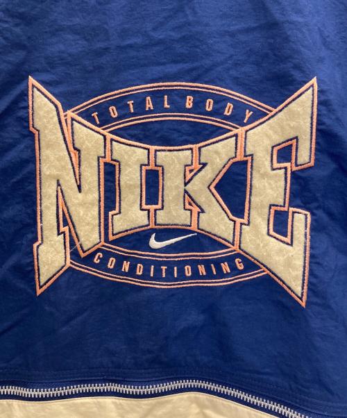 NIKE（ナイキ）NIKE (ナイキ) バックロゴバーシティジャケット ブルー サイズ:Ｌの古着・服飾アイテム