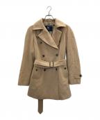 BURBERRY LONDONバーバリーロンドン）の古着「アンゴラダブルチェスターコート」｜ベージュ
