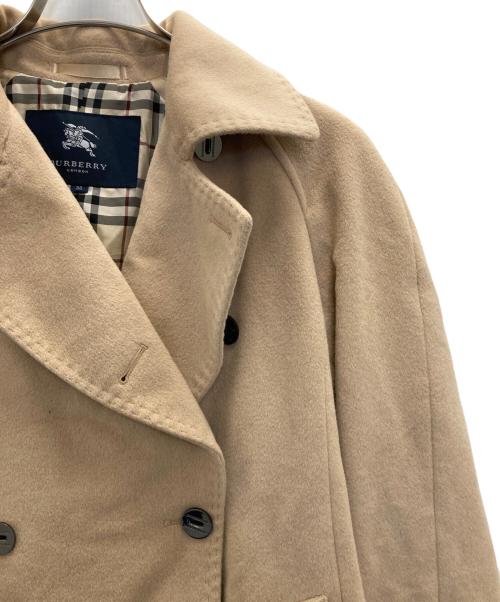 BURBERRY LONDON（バーバリーロンドン）BURBERRY LONDON (バーバリーロンドン) アンゴラダブルチェスターコート ベージュ サイズ:38の古着・服飾アイテム