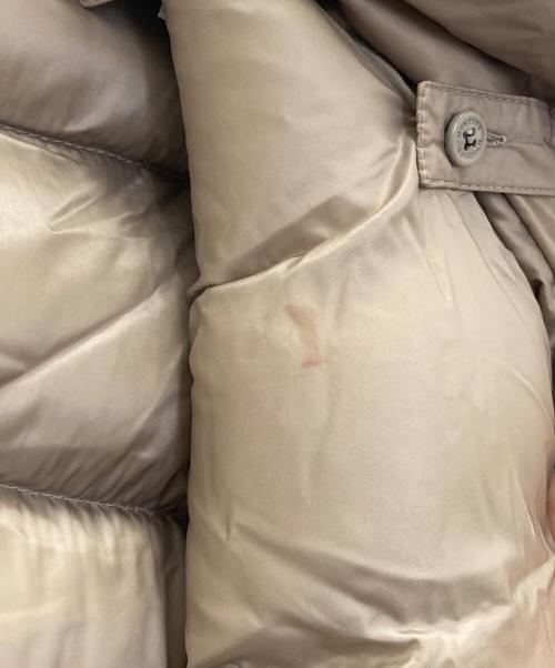 MONCLER（モンクレール）MONCLER (モンクレール) ダウンジャケット ベージュ サイズ:1の古着・服飾アイテム
