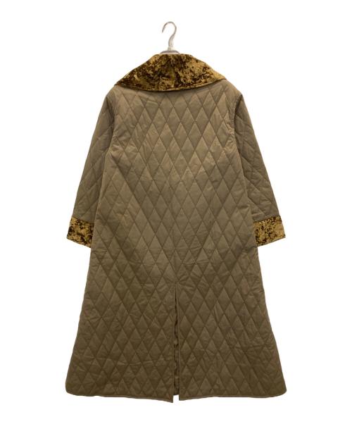 RBS（アールビーエス）RBS (アールビーエス) キルティング Aライン コート カーキの古着・服飾アイテム