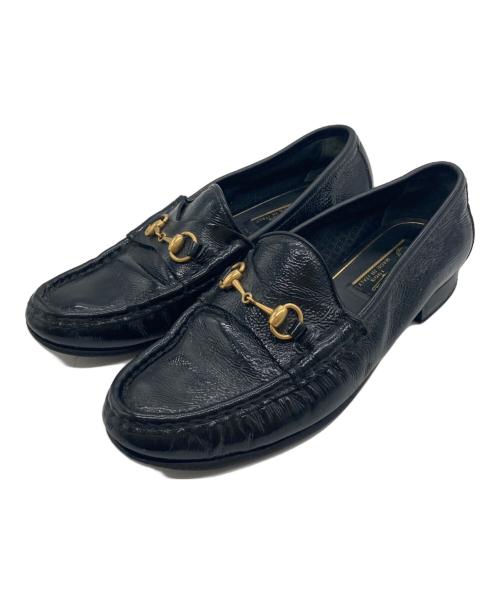 GUCCI（グッチ）GUCCI (グッチ) ビットローファー ブラック サイズ:36の古着・服飾アイテム