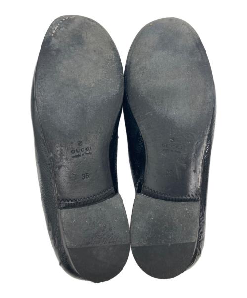 GUCCI（グッチ）GUCCI (グッチ) ビットローファー ブラック サイズ:36の古着・服飾アイテム