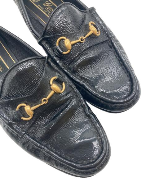 GUCCI（グッチ）GUCCI (グッチ) ビットローファー ブラック サイズ:36の古着・服飾アイテム
