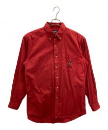 CHAPS RALPH LAUREN（チャップス ラルフローレン）の古着「90s B.D.POLO BEAR SHITS」｜レッド