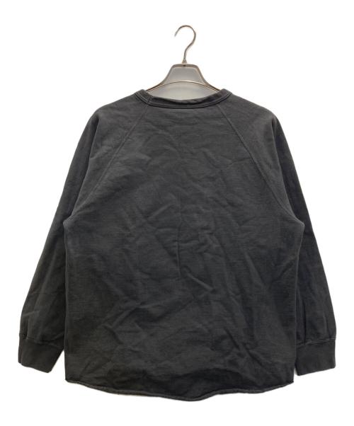 WALLA WALLA SPORT（ワラワラスポーツ）WALLA WALLA SPORT (ワラワラスポーツ) 90s RAGLAN BRANK SWEAT ブラック サイズ:Ｌの古着・服飾アイテム