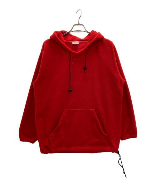 unknown（アンノーン）unknown (アンノーン) 80s フリースフーディー レッド サイズ:表記無しの古着・服飾アイテム