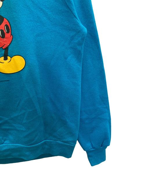 JERZEES（ジャージーズ）JERZEES (ジャージーズ) 90s MICKEY MOUSE CREW ターコイズ サイズ:XLの古着・服飾アイテム