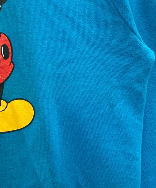 JERZEES（ジャージーズ）JERZEES (ジャージーズ) 90s MICKEY MOUSE CREW ターコイズ サイズ:XLの古着・服飾アイテム