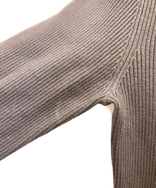 anuans（アニュアンス）anuans (アニュアンス) ドッキングニットワンピース グレー×ホワイト サイズ:Ⅿの古着・服飾アイテム