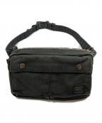 PORTERポーター）の古着「ウエストバッグ」｜グレー