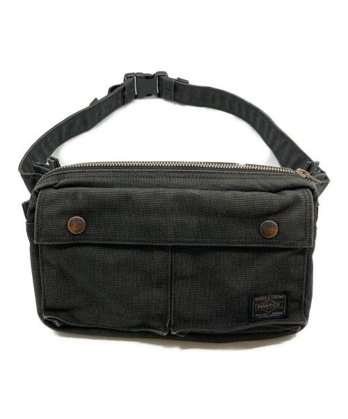 PORTER（ポーター）PORTER (ポーター) ウエストバッグ グレーの古着・服飾アイテム