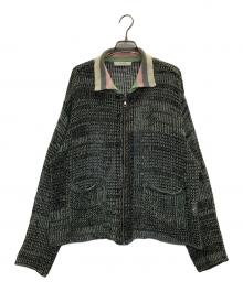 jieda（ジエダ）の古着「ジップカーディガン」｜グリーン