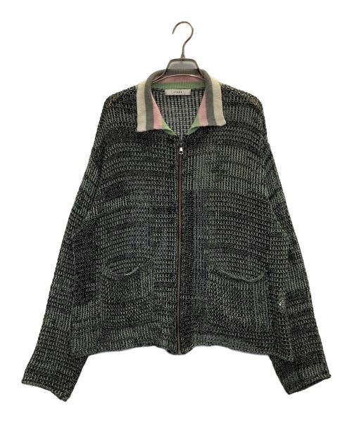 jieda（ジエダ）Jieda (ジエダ) ジップカーディガン グリーン サイズ:1の古着・服飾アイテム