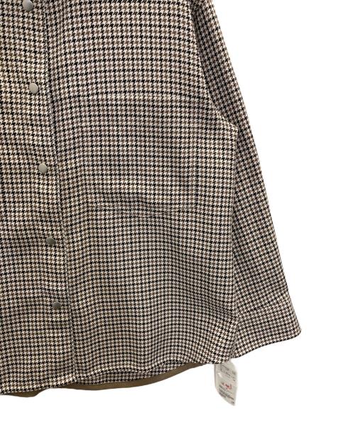 BEAUTY&YOUTH（ビューティーアンドユース）BEAUTY&YOUTH (ビューティーアンドユース) チェックビッグロングスリーブシャツ ブラウン サイズ:FREE 未使用品の古着・服飾アイテム