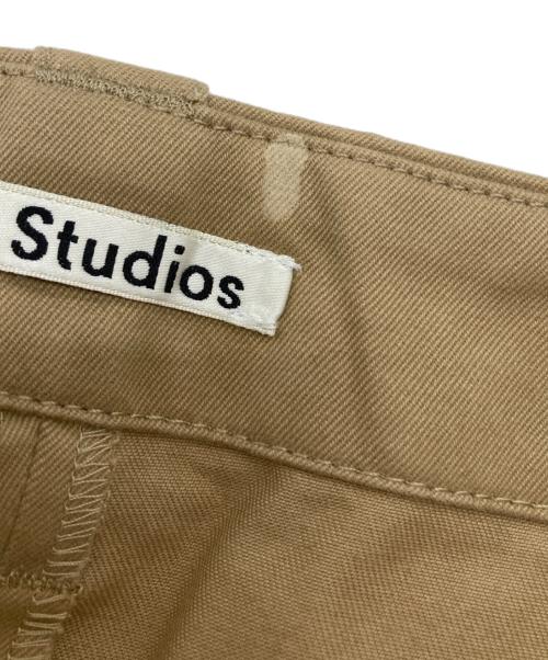 Acne studios（アクネ ストゥディオズ）Acne studios (アクネ ストゥディオス) コットンワイドパンツ ベージュ サイズ:54の古着・服飾アイテム
