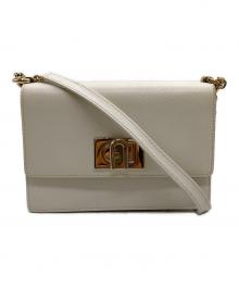 FURLA（フルラ）の古着「チェーンショルダーバッグ」｜ホワイト
