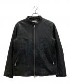 BEAUTY&YOUTHビューティーアンドユース）の古着「シープレザー シングル ライダースジャケット」｜ブラック