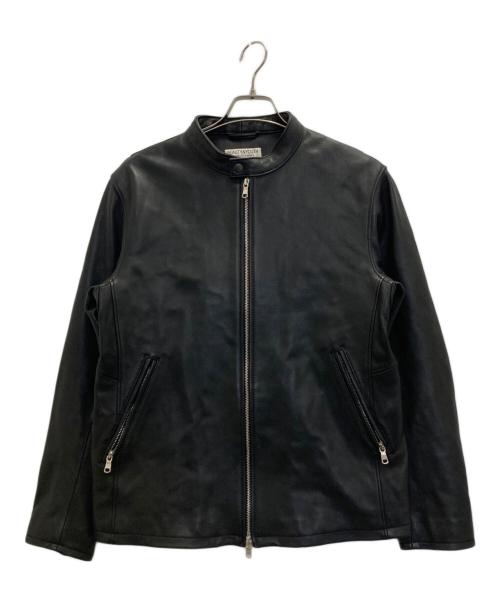 BEAUTY&YOUTH（ビューティーアンドユース）BEAUTY&YOUTH (ビューティーアンドユース) シープレザー シングル ライダースジャケット ブラック サイズ:XLの古着・服飾アイテム