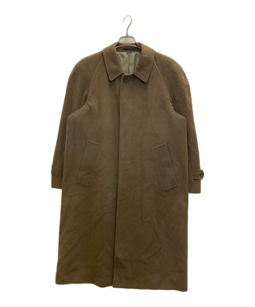 Yves Saint Laurent（イヴサンローラン）Yves Saint Laurent (イヴサンローラン) カシミヤステンカラーコート ブラウン サイズ: 92-A4の古着・服飾アイテム