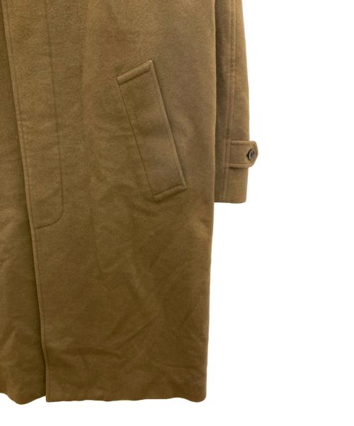 Yves Saint Laurent（イヴサンローラン）Yves Saint Laurent (イヴサンローラン) カシミヤステンカラーコート ブラウン サイズ: 92-A4の古着・服飾アイテム