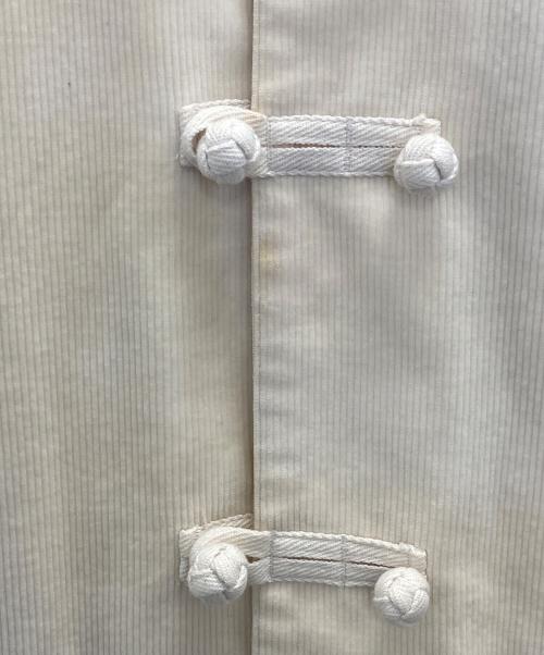 PAPAS（パパス）PAPAS (パパス) コーデュロイチャイナジャケット アイボリー サイズ:Ｌの古着・服飾アイテム