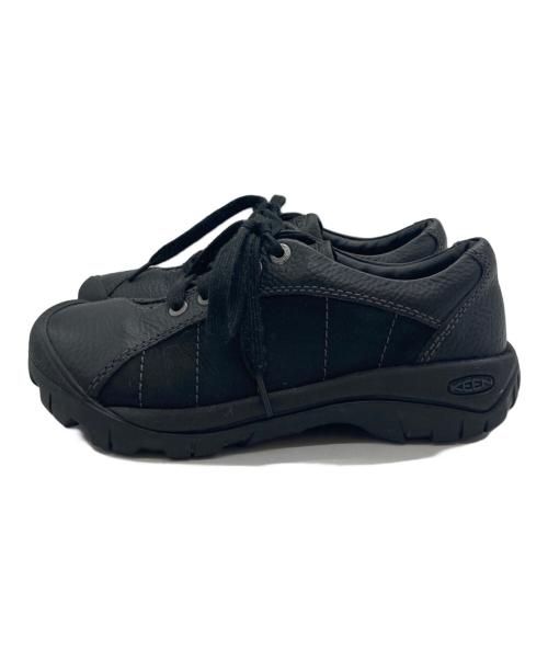 KEEN（キーン）KEEN (キーン) レザーシューズ ブラック サイズ:23cmの古着・服飾アイテム
