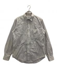 UNUSED（アンユーズド）の古着「ストライプシャツ」｜グレー