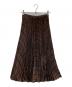 POLO RALPH LAUREN (ポロ・ラルフローレン) プリーツチェックスカート ブラウン サイズ:XS：4000円