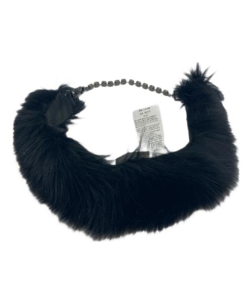 'S Max Mara（エスマックスマーラ）'S Max Mara (エスマックスマーラ) フォックスファーチョーカー ブラックの古着・服飾アイテム