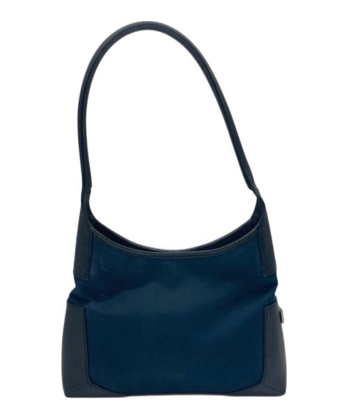 Salvatore Ferragamo（サルヴァトーレ フェラガモ）Salvatore Ferragamo (サルヴァトーレ フェラガモ) ホーボー型ワンショtルダーバッグ ネイビーの古着・服飾アイテム