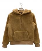 POLO RALPH LAURENポロ・ラルフローレン）の古着「ビッグポニー刺繍ボアパーカー」｜ブラウン