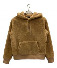 POLO RALPH LAUREN（ポロ・ラルフローレン）の古着「ビッグポニー刺繍ボアパーカー」｜ブラウン