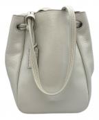 HIROFUヒロフ）の古着「ロシェSレザーショルダーバッグ」｜ホワイト