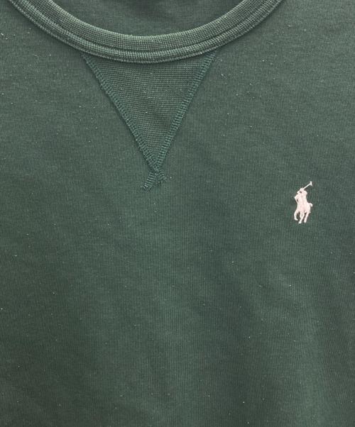 POLO RALPH LAUREN（ポロ・ラルフローレン）POLO RALPH LAUREN (ポロ・ラルフローレン) スウェット グリーン サイズ:Ⅼの古着・服飾アイテム