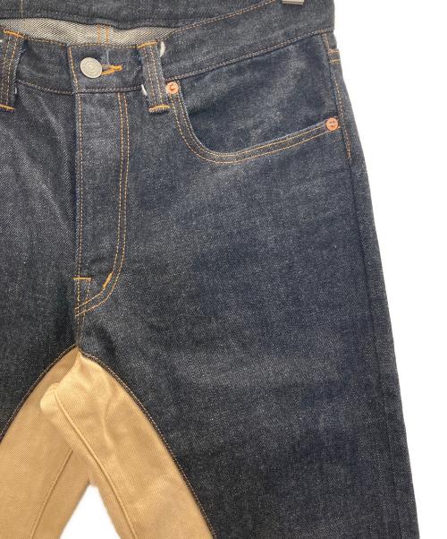 KOJIMA GENES（コジマジーンズ）KOJIMA GENES (コジマジーンズ) モンキーコンボデニムパンツ インディゴ サイズ:32の古着・服飾アイテム