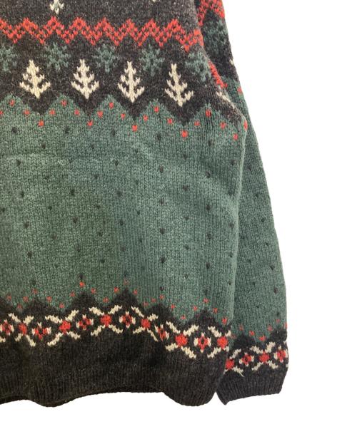 L.L.Bean（エルエルビーン）L.L.Bean (エルエルビーン) ウールニット グリーン サイズ:Ⅿの古着・服飾アイテム