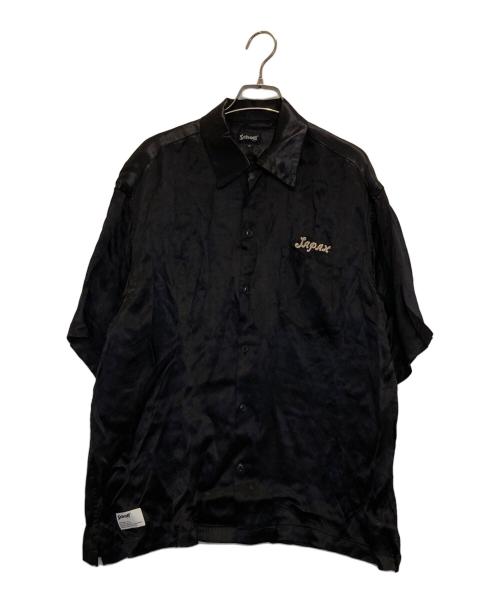 Schott（ショット）Schott (ショット) RAYON SUKA ASING S/S SHT ブラック サイズ:XLの古着・服飾アイテム