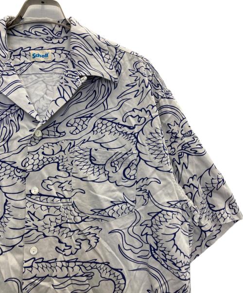 Schott（ショット）Schott (ショット) HAWAIIAN SHIRT ブルー サイズ:XLの古着・服飾アイテム
