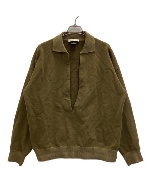 THE SHINZONE（ザ シンゾーン）THE SHINZONE (ザ シンゾーン) BEAUTY&YOUTH (ビューティーアンドユース) ディープVネック スウェットプルオーバー オリーブ サイズ:freeの古着・服飾アイテム